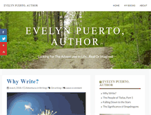 Tablet Screenshot of evelynpuerto.com